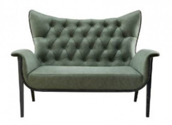 Chesterfield Sofa 2 Sitzer Polster Designer Couchen Garnitur Sofas Zweisitzer