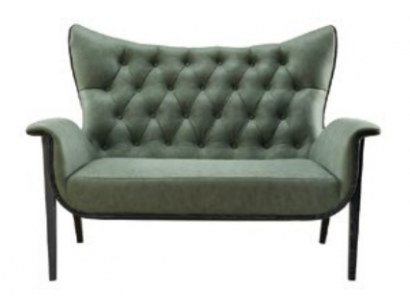 Chesterfield Sofa 2 Sitzer Polster Designer Couchen Garnitur Sofas Zweisitzer