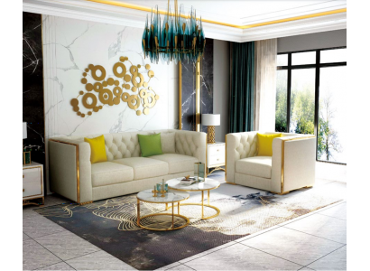 Couch Wohnlandschaft Garnitur Design Modern Sofagarnitur 321 Sofas Neu