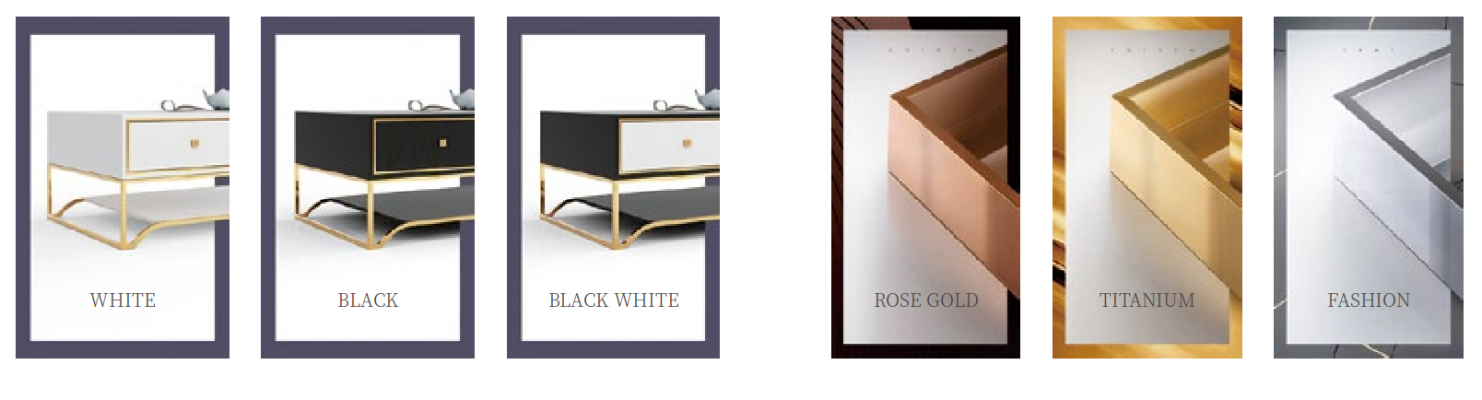 Metall Regal Trennwand Designer Luxus Regale Gold Schrank 3tlg