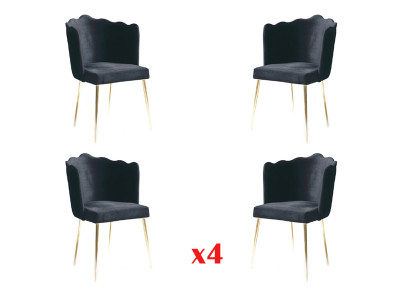 Esszimmer Set Essgruppe Modern Edelstahl 4tlg Set Stuhl Garnitur