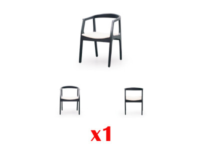 Esszimmer Holz Möbel Stühle Luxus Design Polster Stuhl Lehn Sitz Büro