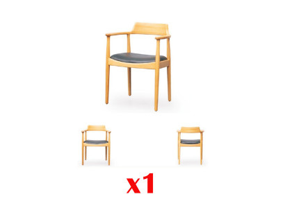Stühle Polster Holz Modern Designer Lehn Sitz Sessel Ess Zimmer