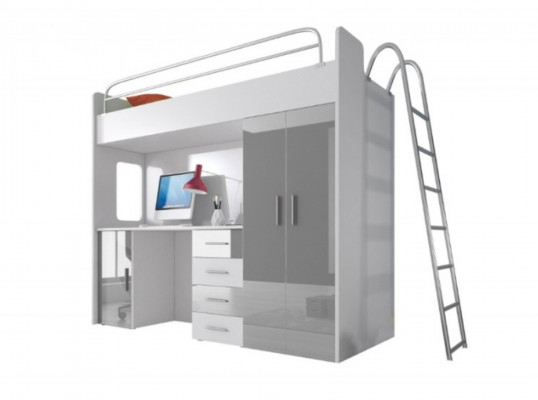 Betten Hochbett Echtes Holz Kinder & Jugend Zimmer Neu Doppelstock Bett Etagen