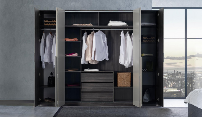xxl Kleiderschrank Design Schrank Moderne Schränke Schlafzimmer Möbel Loft Neu