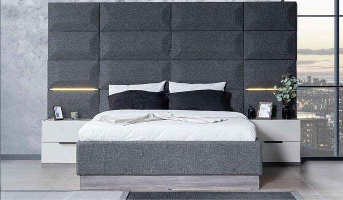 Bett Doppelbett Betten Möbel Einrichtung Neu Möbel Design Hochglanz Schlafzimmer