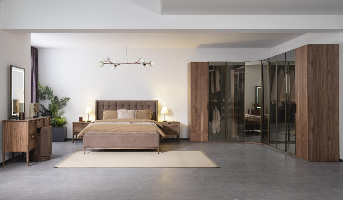 Hotel Möbel Einrichtung Konsolen Set 2x Nachttisch Schlafzimmer Beistelltisch