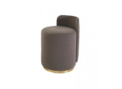 Design Sessel Luxus Ottomane Schminktisch Hocker Runder Polster Stuhl Bank
