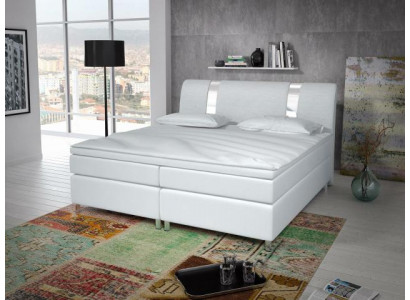 Boxspringbett Box Hotel Bett mit Visco & Matratze Lederbett Betten Doppelbett