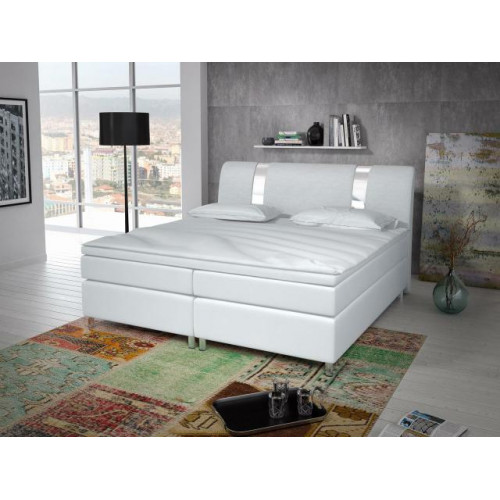 Boxspringbett Box Hotel Bett mit Visco & Matratze Lederbett Betten Doppelbett
