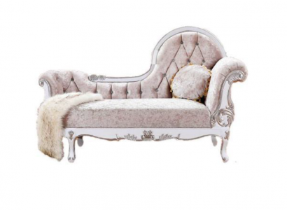 Chaiselongue Chesterfield Récamière antik stil Edle Chaise Longue Sofa Liege Neu