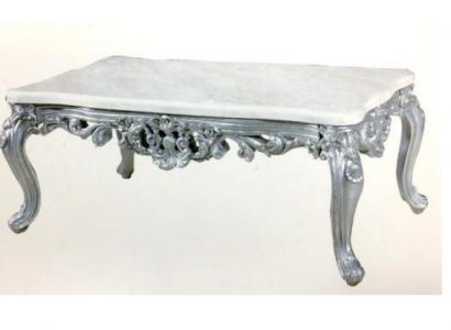 Barock Rokoko Couchtisch Holz Tisch Beistell Sofa Couch Tische Marmor