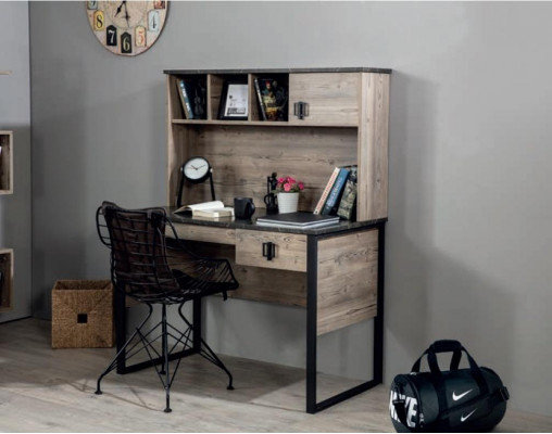 Schreibtisch Modern Holz Jugend Kinderzimmer Braun Möbel Design Schlafzimmer Neu