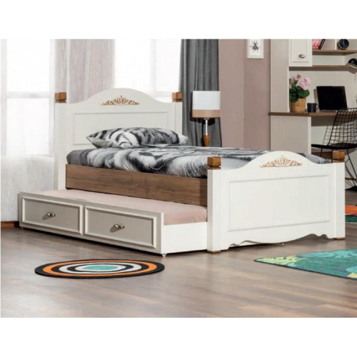 Kinderbett Kinderzimmer Bett Schlafzimmer Design Luxus Möbel Holz Jugendzimmer