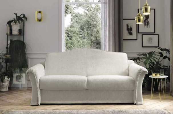 Zweisitzer Textilsofa Italienische Möbel Wohnzimmer Designer Sofas 2 Sitzer Neu