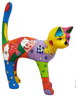 Designer Abstrakte Moderne Figur Figuren Dekoration Katze Skulpturen Dekoration