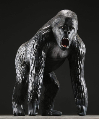 Designer Figur Statue Moderne Figuren Statuen Dekoration Deko Gorilla Garten Neu
