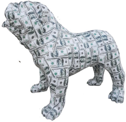 Designer Figur Statue Moderne Figuren Dekoration Hund Garten Skulptur Skulpturen 