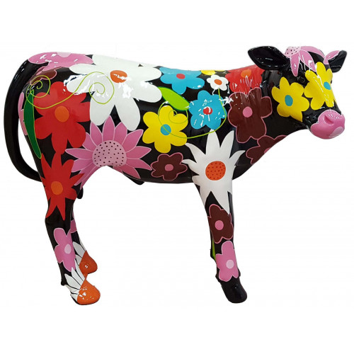 Designer Abstrakte Moderne Figur Einer Kuh aus Kunststoff Deko Garten Skulpturen