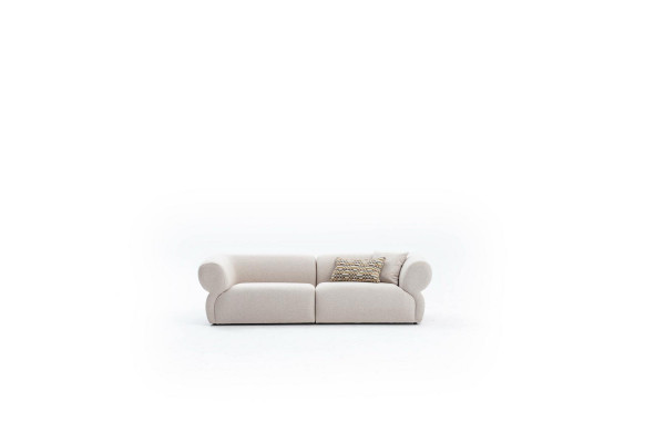 Sofa Couch Polster Möbel Dreisitzer 3 Sitzer Modern Design Couch Beige