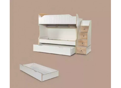 Etagenbett Kinderbett Hochbett Doppelstockbett Kinderzimmer Weiß Bett