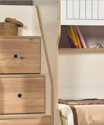 Etagenbett Kinderbett Hochbett Doppelstockbett Kinderzimmer Weiß Bett