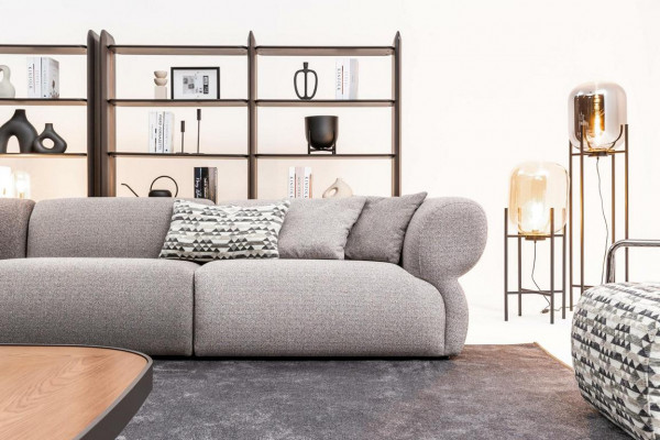Italienische Möbel big Sofa Couch 6 Sitzer Italienische xxl Couchen Sofas Textil
