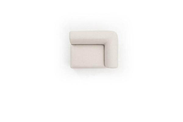 Großes beiges attraktives 6-Sitzer Sofa in schlichtem Design aus Premiummaterialien	