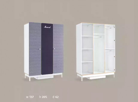 Kinderzimmer Schlafzimmer Bett Jugendzimmer Tisch Schrank Möbel 3tlg.