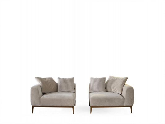 Dreisitzer Sofa 3 Sitzer Sofas Design Weiß Modern Stoff Polyester Neu