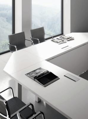 Bürotisch Besprechungstisch Konferenztisch Arbeitstisch Büromöbel Counter Möbel