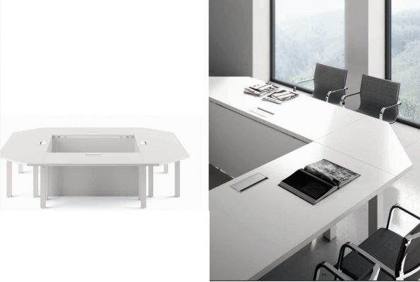 Bürotisch Besprechungstisch Konferenztisch Arbeitstisch Büromöbel Counter Möbel