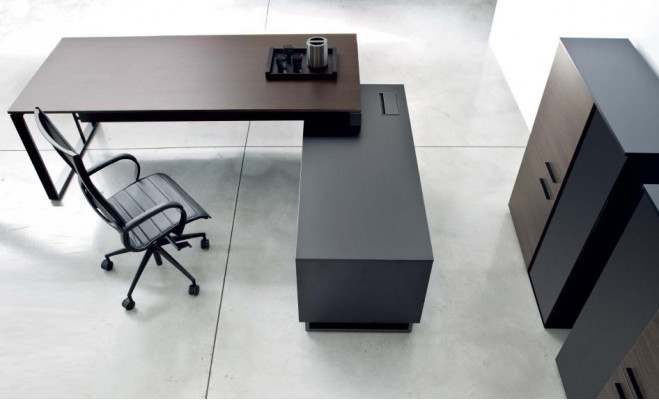 Eckschreibtisch Computer Tisch Büro Kanzlei Praxis Möbel Tische Einrichtung Neu