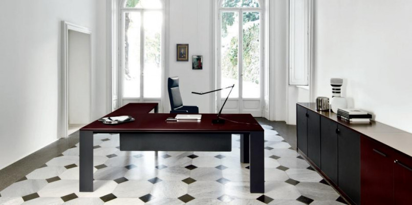 Design Schreibtisch Italienische Möbel Einrichtung Tisch Computermöbel Frezza