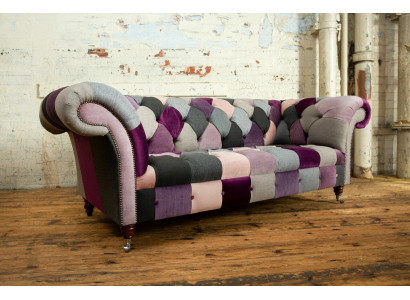 Chesterfield Sofa 3 Sitzer Polster Designer Couchen Sofas Garnitur Dreisitzer