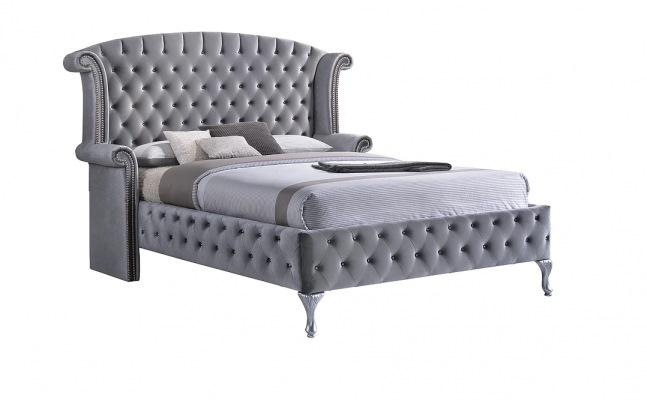  Nostalgie Bett Chesterfield Sofa Ohren Betten Englisches Schlafzimmer Design Neu