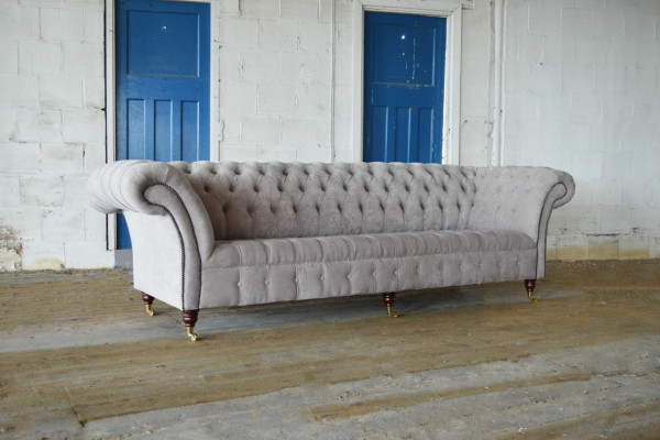 Chesterfield Sofa 4 Sitzer XXL Polster Designer Couchen Sofas Garnitur
