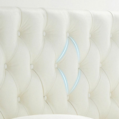 Chesterfield Designer Bett Schlafzimmer Kunstleder Polster 140/160/180/200 cm