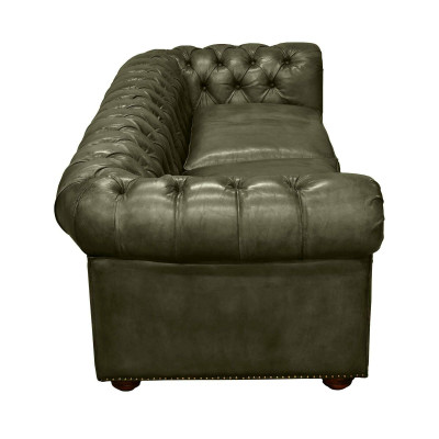 Elegante Wohnzimmer Couch Viersitzer Chesterfield Leder Stoff Couchen Sofa Neu