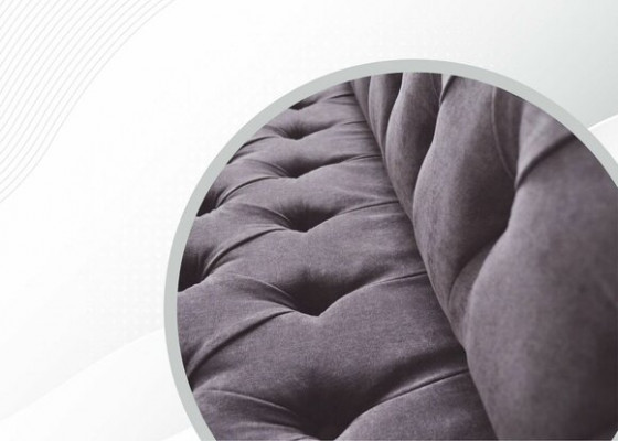 Couch Sofa 4 Sitzer Design Polster Modern Textil Stoff Chesterfield Sofas Neu