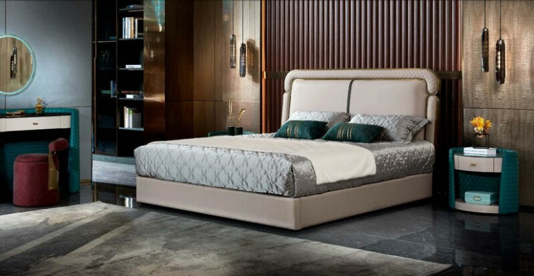 Schminktisch Hocker Schlafzimmer Leder Textil Konsolen Modern Design Schmink Neu