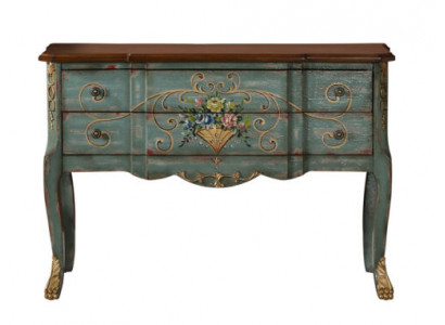 Antik Stil Möbel Anrichte Kommode Schrank Sideboard Konsolen Schrank