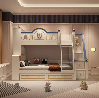 Kinderbett Etagenbett Jugendbett Hochbett Design Modern Bett Kinderzimmer Betten