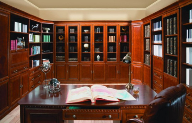 Klassische Schränke Schrank Vitrine Vitrinenschrank Glas Schrankwand Model BA-2