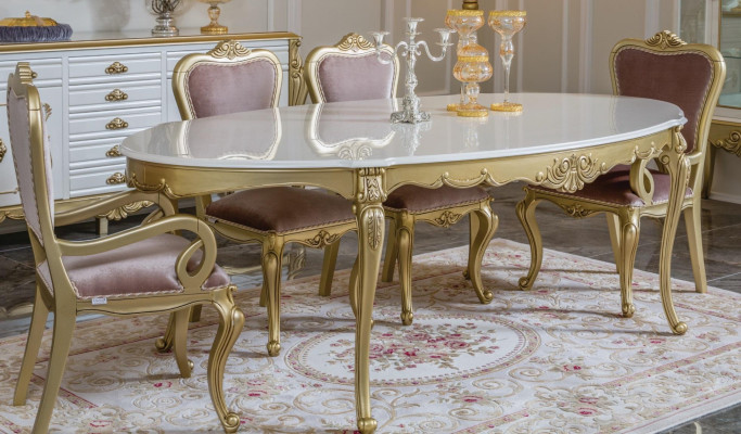 Esstisch Luxus Tisch Luxus Holztisch Italien Esszimmer Tische Klassische Möbel