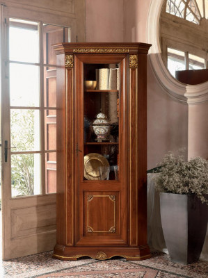 Vitrinen Glasschrank Barock Rokoko Klassische Vitrine Schrank Vitrinenschrank