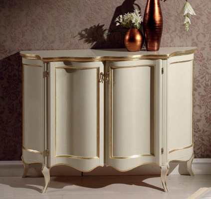 Klassische Kommode Holz Sideboard Schrank Schränke Italienische Möbel Kommoden