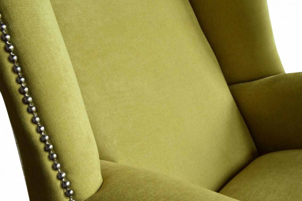 Sessel Textil Stoff Ohrensessel Möbel Neu Wohnzimmer Modern Luxus Design