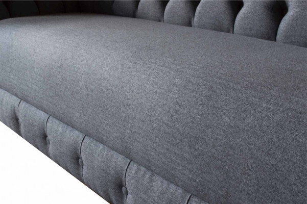 Chesterfield Sofa 3 Sitzer Couch Polster Luxus Textil Couchen Sofas