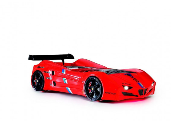 Rennwagen Auto Bett Kinderbett Autobett Kinderzimmer Betten Möbel Rot